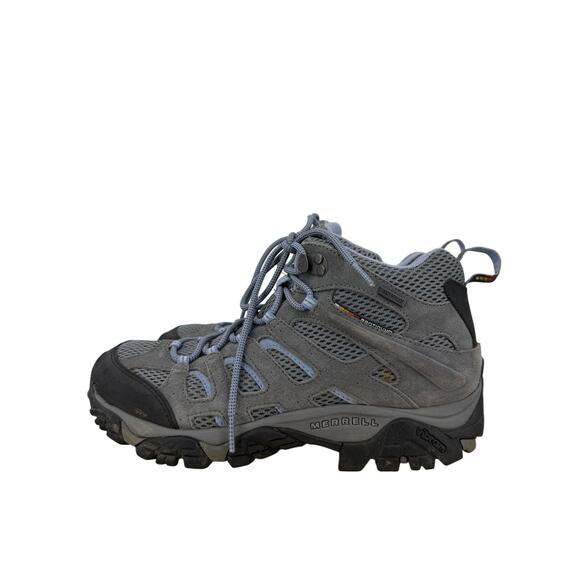 Merrell Shoes - Merrell Moab 3 Mid J88792 Womens 10 Hiking Boot Gray Hiking Outdoor Camping